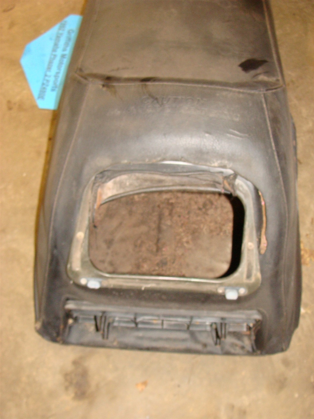 1992 YAMAHA PHAZER 2 II PZ480e seat, needs new base and trunk flap