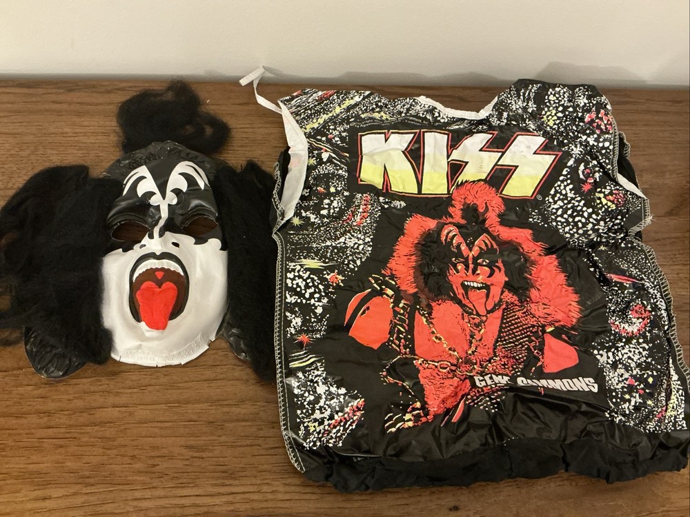 Vintage Kids Aucoin Kiss Gene Simmons Halloween Costume 1978