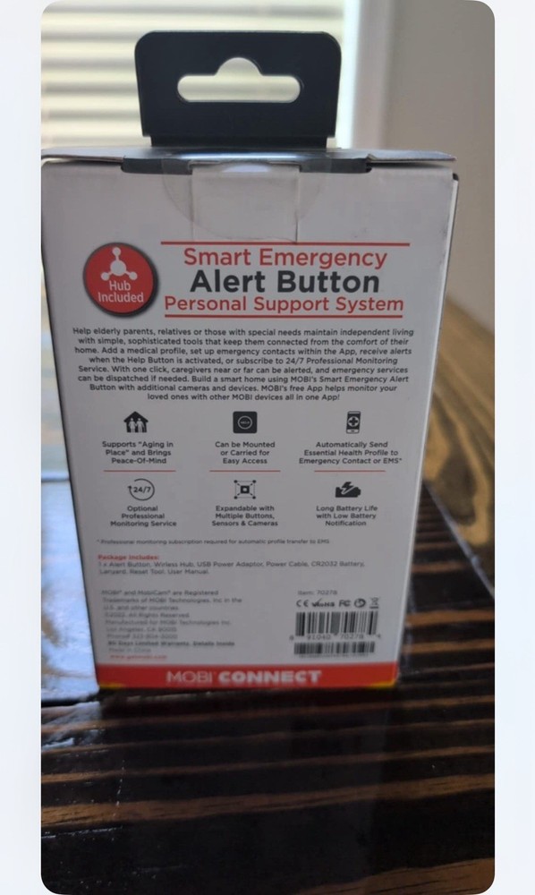 Mobi Smart Emergency Alert Button