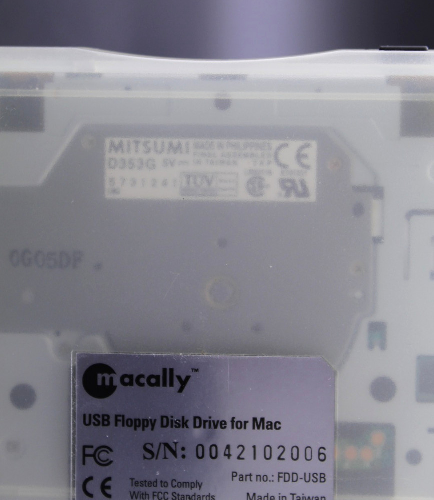 Macnally FDD-USB USB External Floppy Disk Drive For Mac Tested