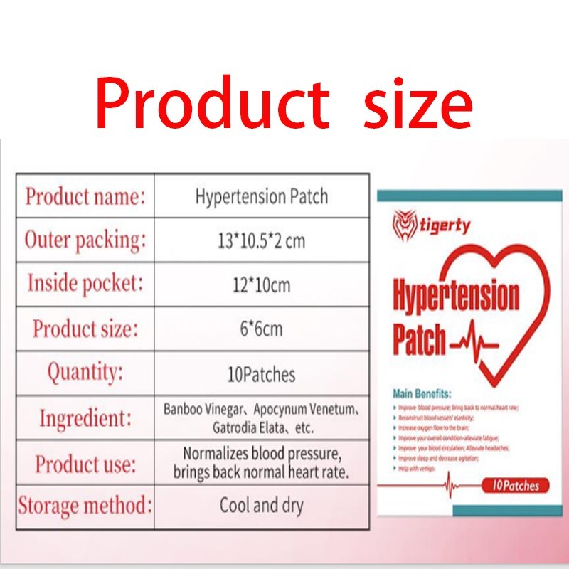 ⚡20Pc Hypertension Relief Patch Herbal BP Support Improve Circulation US Stocked