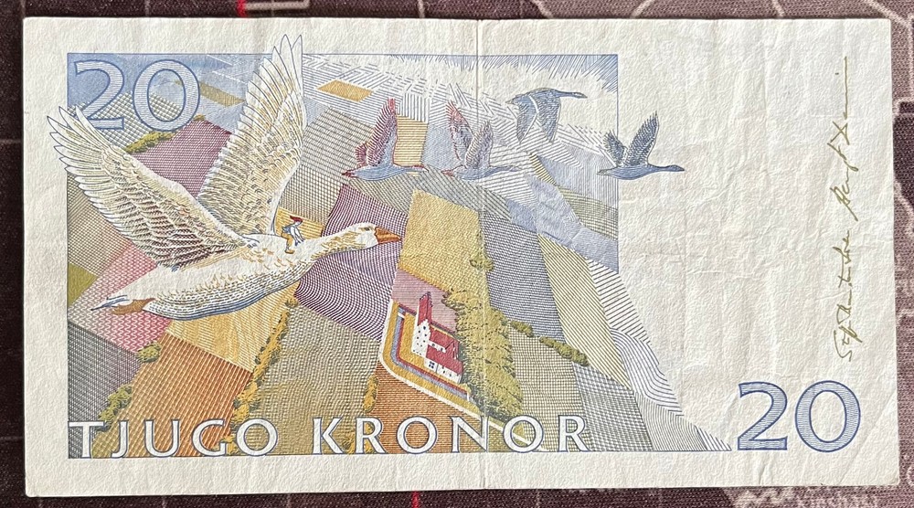 SWEDEN (1997-2016) 20 KRONOR NOTE