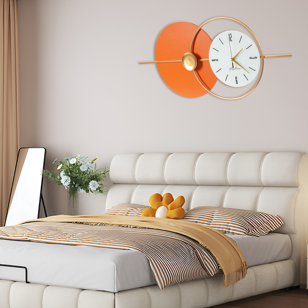 80*35cm Wall Decor Clock Modern Wall Clock Wall Clock Artistic Decoration Clock