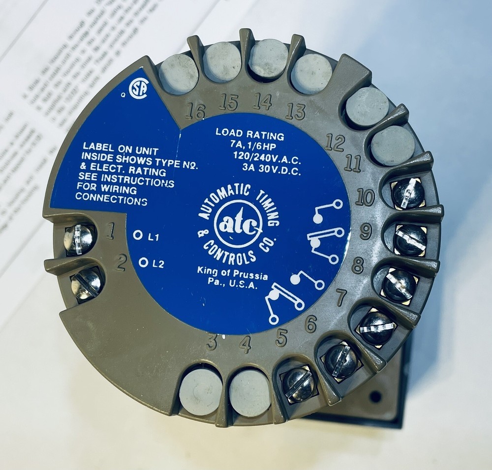 Automatic Timing Controls ATC 342A Flip Flop 200 Q 10 PX Multi Range Cycle Timer