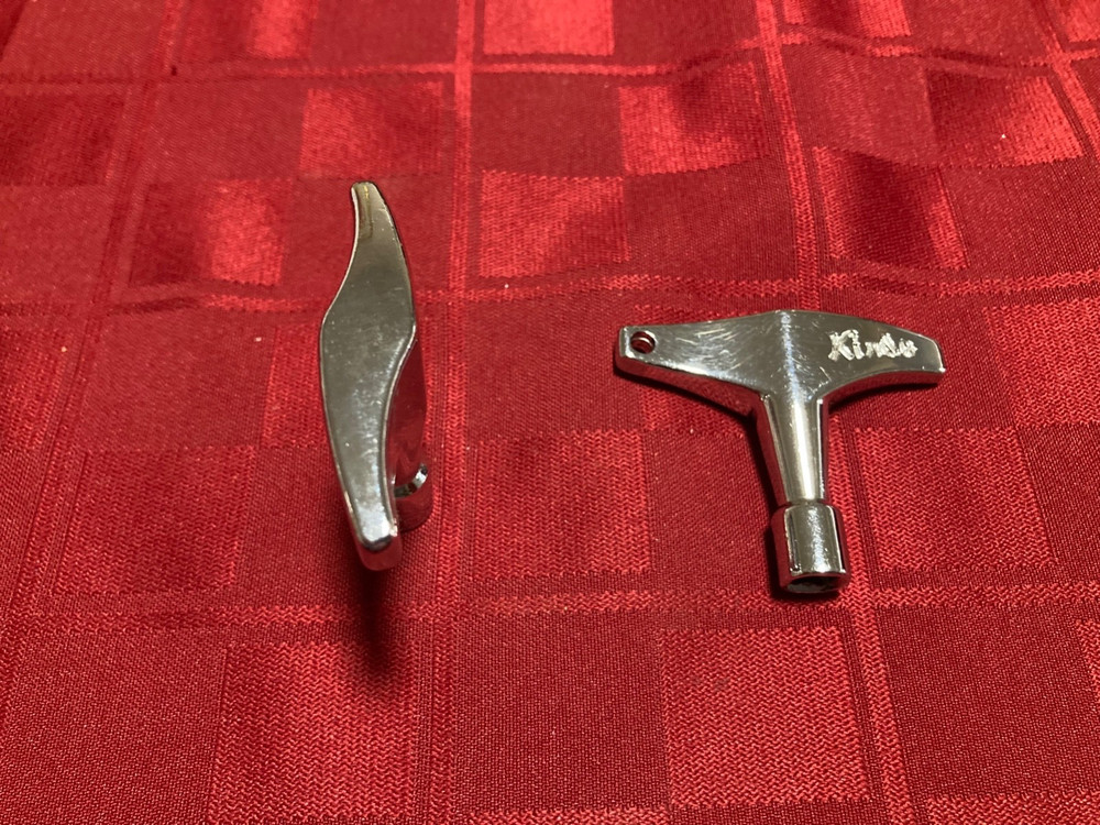 2 (TWO) DIXON KINDE ERGONOMIC PROFESSIONAL DRUM KEYS (TOOL WRENCH)