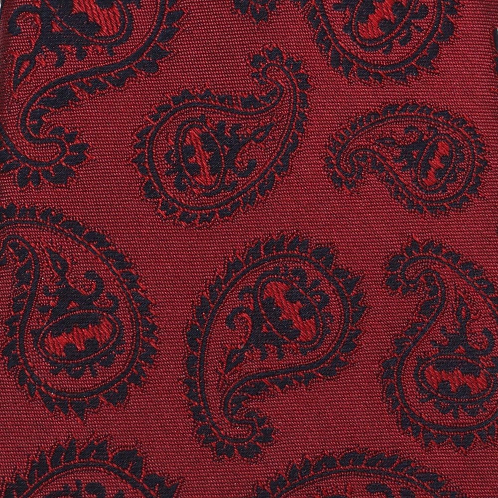 👔 DC Batman Red Paisley Tie