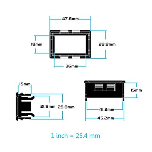 5-Digits Voltmeter DC 0-33.000V (0-33V) Digital Voltmeter 5-Digits bit High