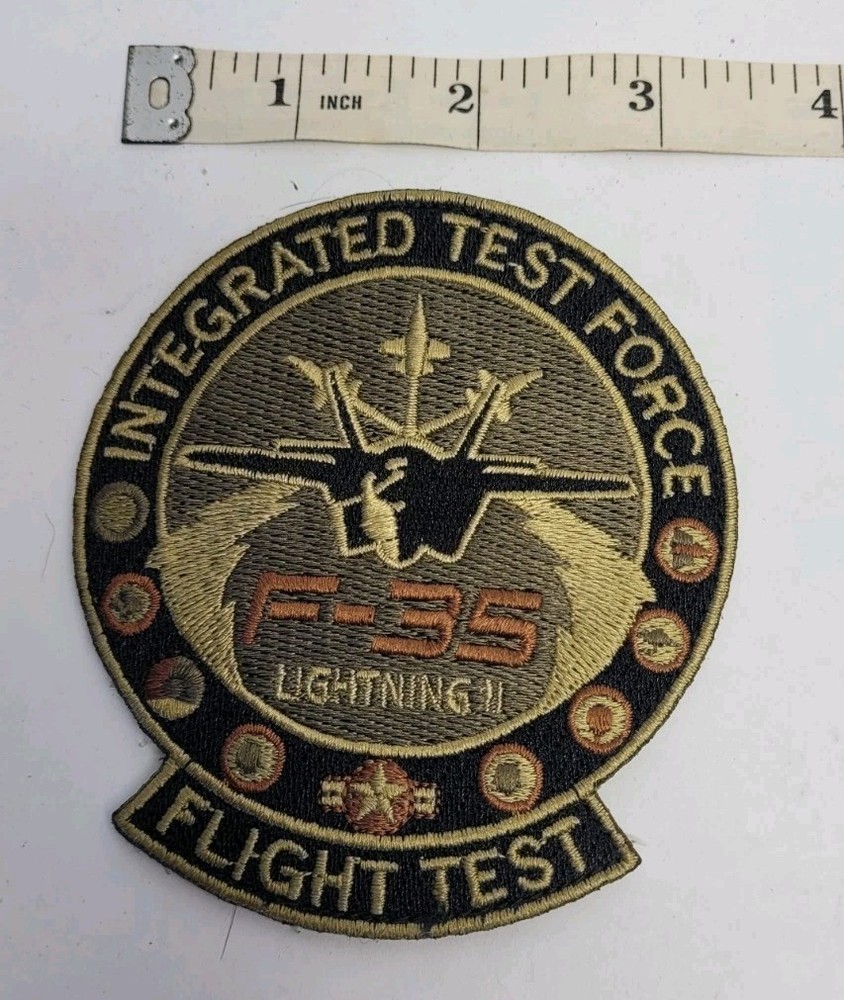 Integrated Test Force F-35 Patch Lockheed Martin Lightning USAF Air Force