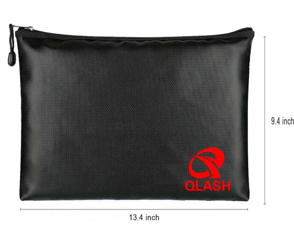 FireProof Document Bag 13.4x9.4 ,New Upgrade Extra Large Important File Holder
