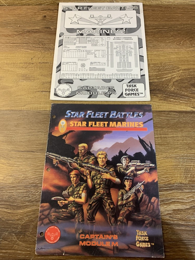 Task Force Games Star Fleet Battles Marines Captain's Module M 1992 Damage
