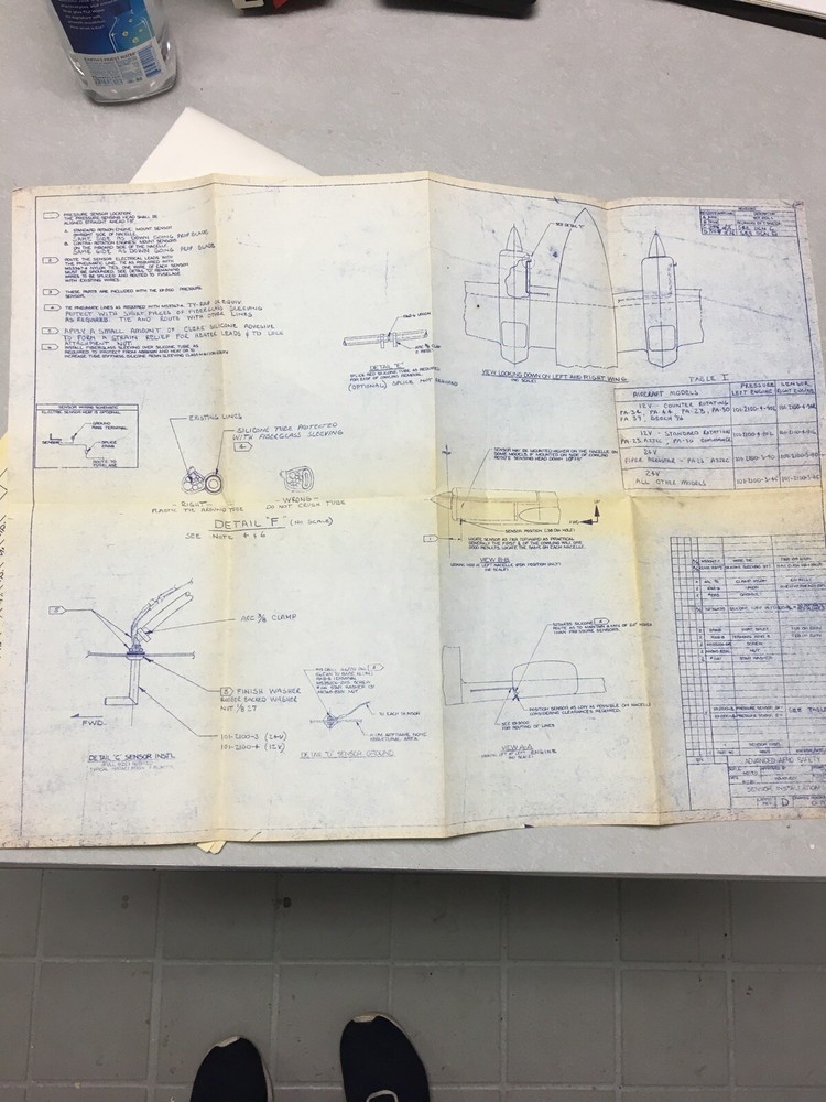 Supplemental Type Certificate SA1007NW Low Thrust Detector System Paperwork