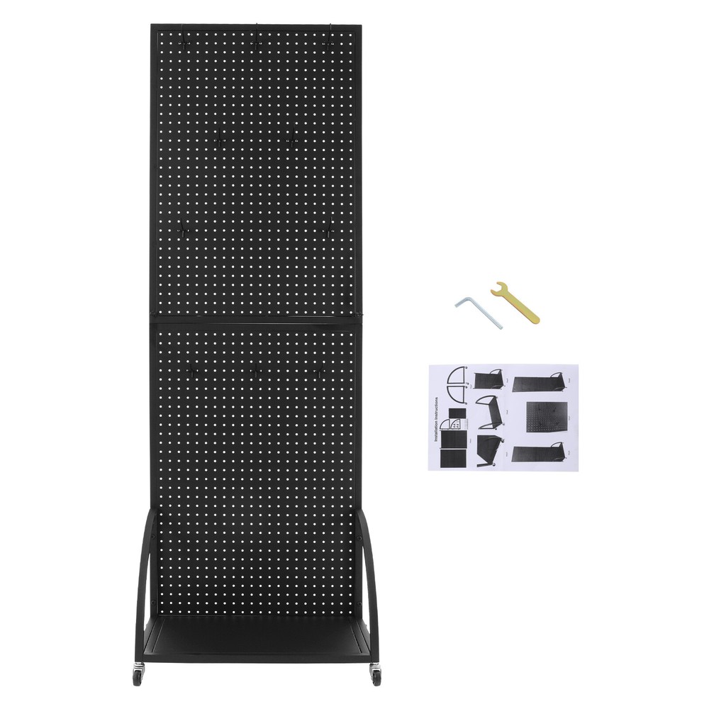 Pegboard Display Stand, Merchandise Display Rack, Retail Pegboard Rack US~