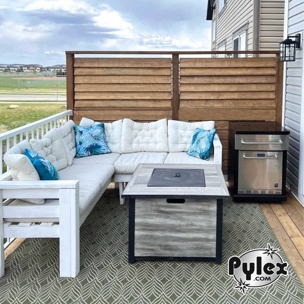 Pylex Deck Sunblind System 11060, Louvers Bracket Shutter Hardware Kit, Up to 11