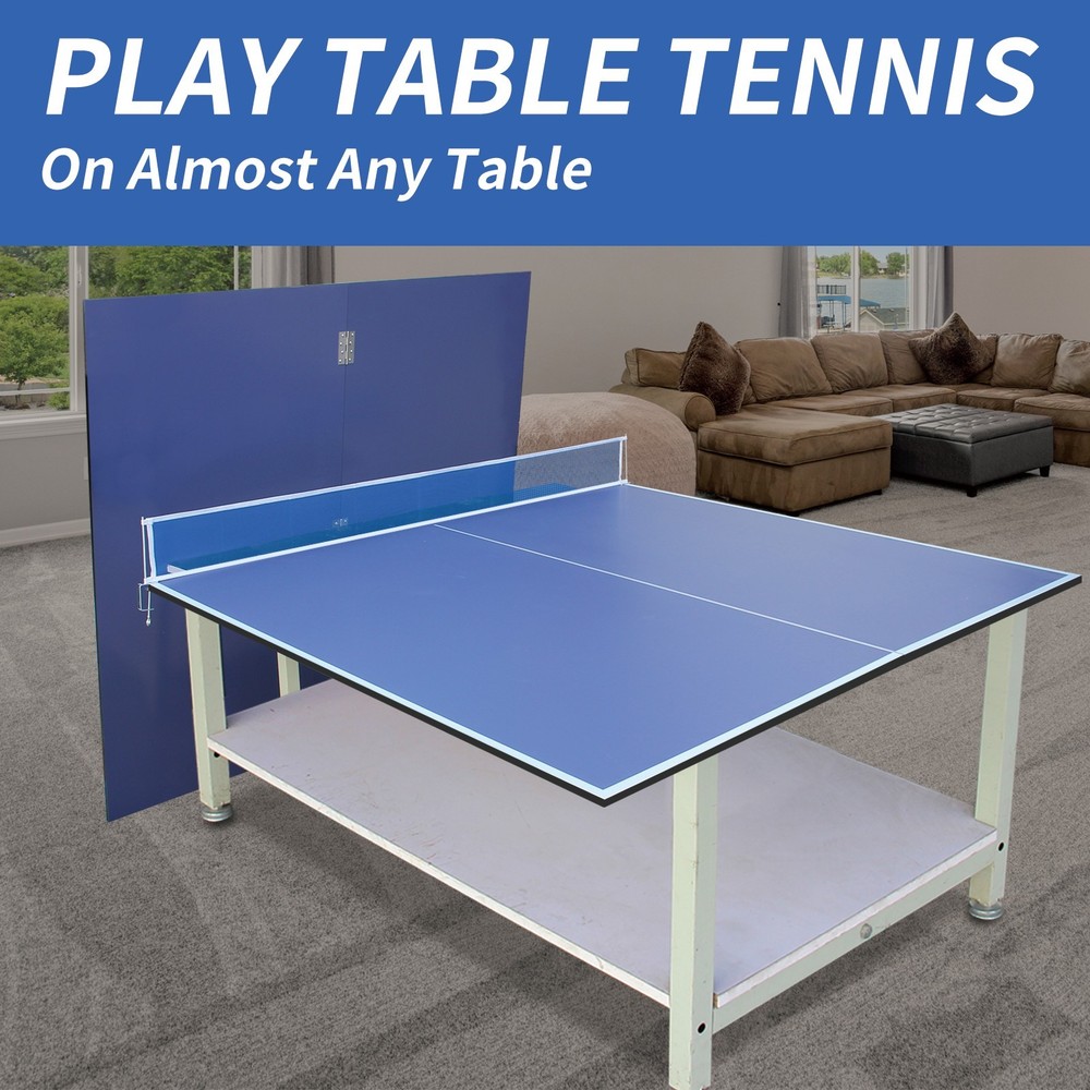 9ft Foldable Ping Pong Conversion Top – Portable Indoor Game Table