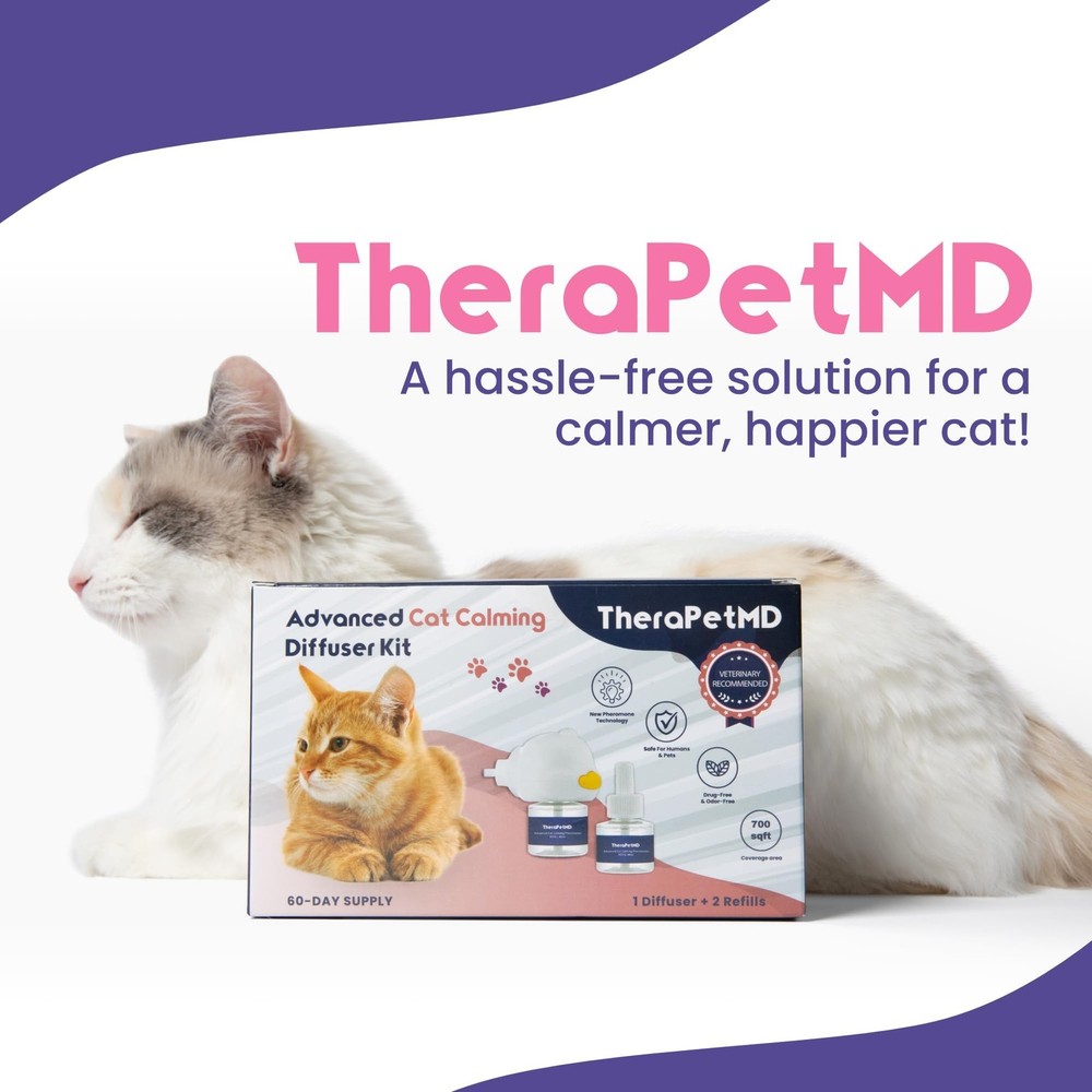- Cat Calming Diffuser Pheromone Kit - Multi Cat Anxiety Relief Stress Reduct...