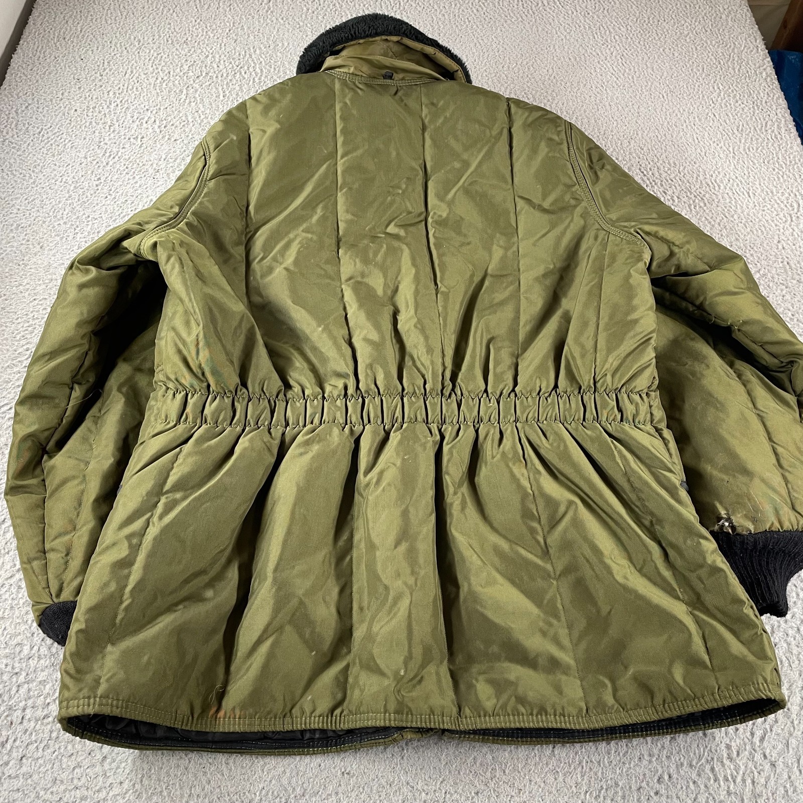 Refrigiwear Sage Green Iron-Tuff Insulated Jacket Mens Fits Size XL Warm Winter*