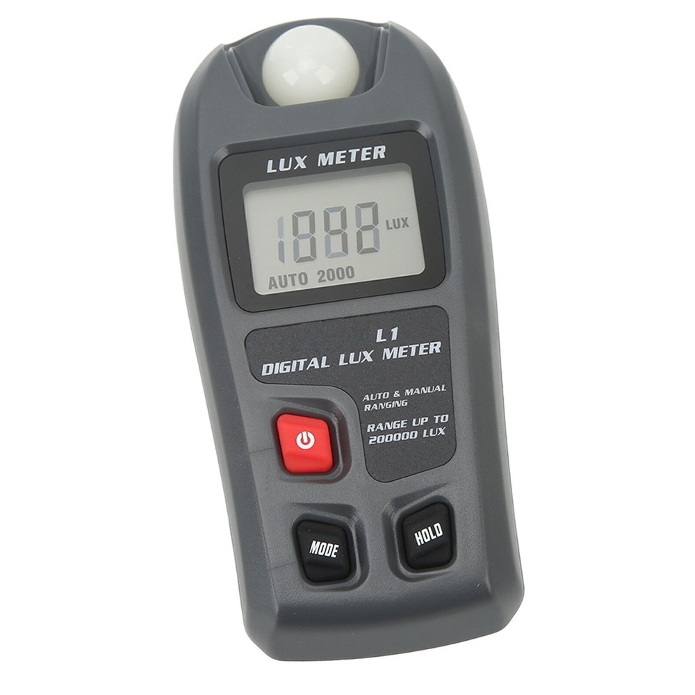 Digital Light Meter Illuminance Tester Luxmeter Illuminometer Auto Shutdown LCD