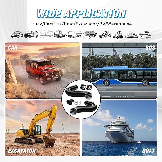 75mm Auto Heater Pipe Ducting, 9Pcs T-Branch Warm Air Outlet Vent Kit, Vent Hos