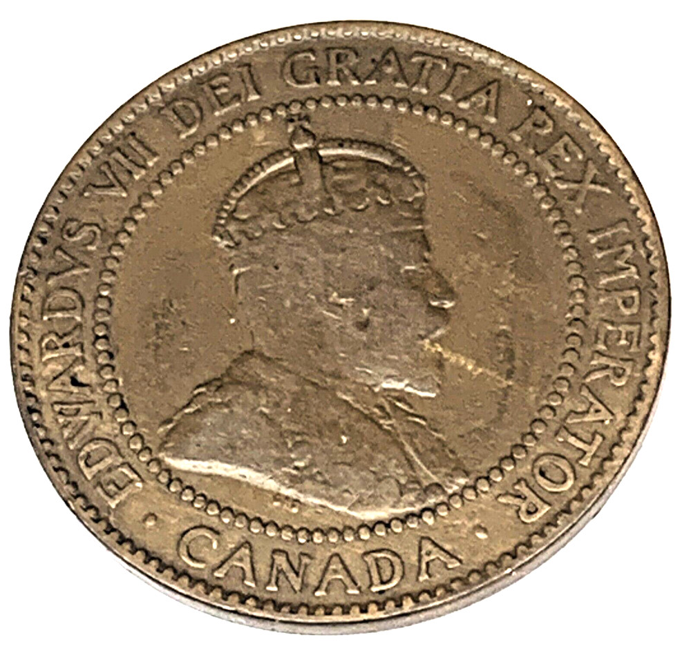 # C8483 CANADA COIN, LARGE CENT 1909