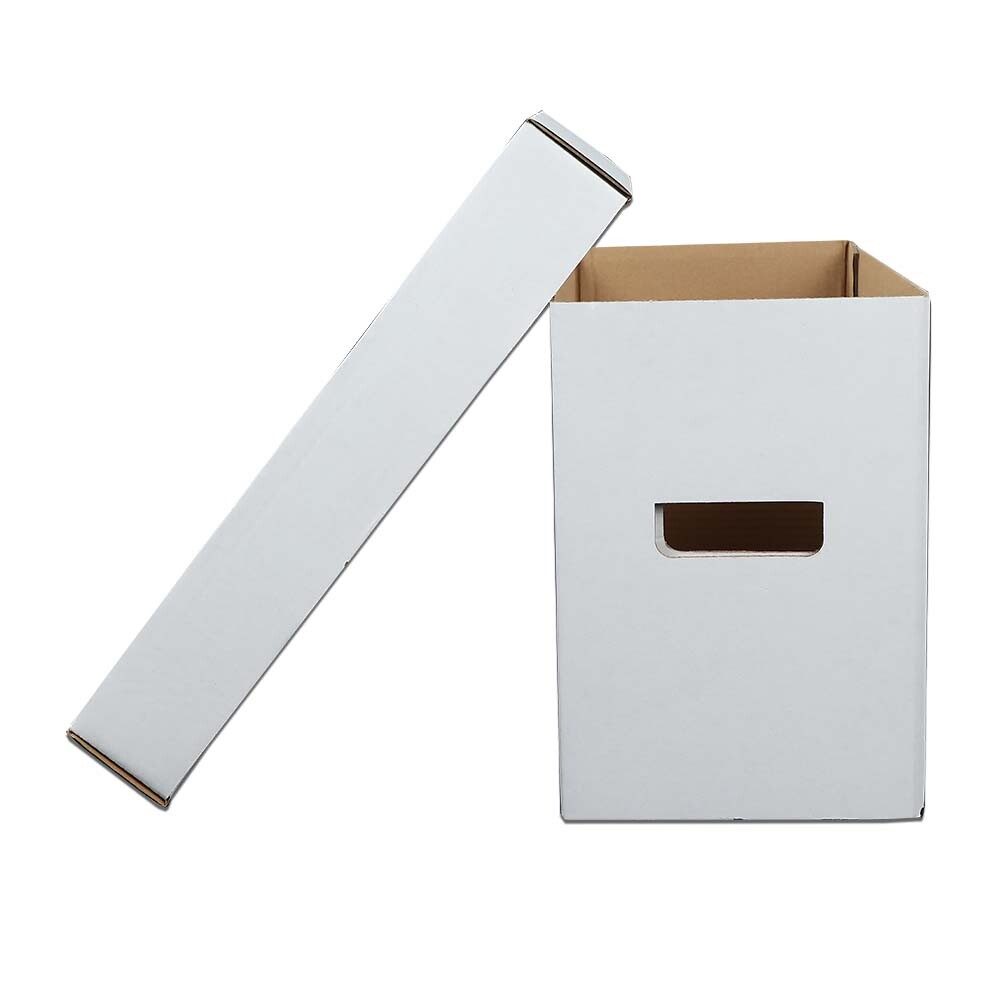 10Pcs Comic Books Storage Boxes Short Holds 150-175 Stackable Durable Archive US