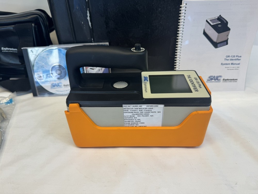 SAIC Exploranium GR-135 Plus The Identifier RID GR-135HD -Please Read-