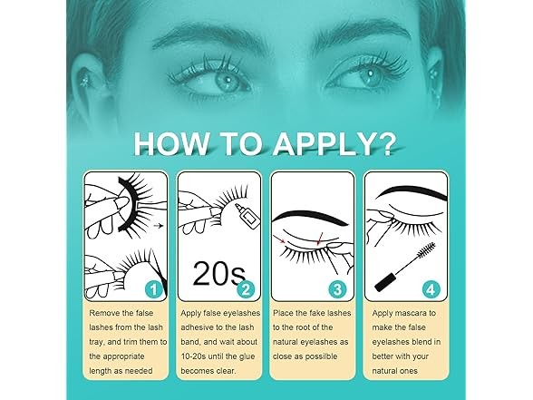 MONRUEVT Handmade False Eyelashes