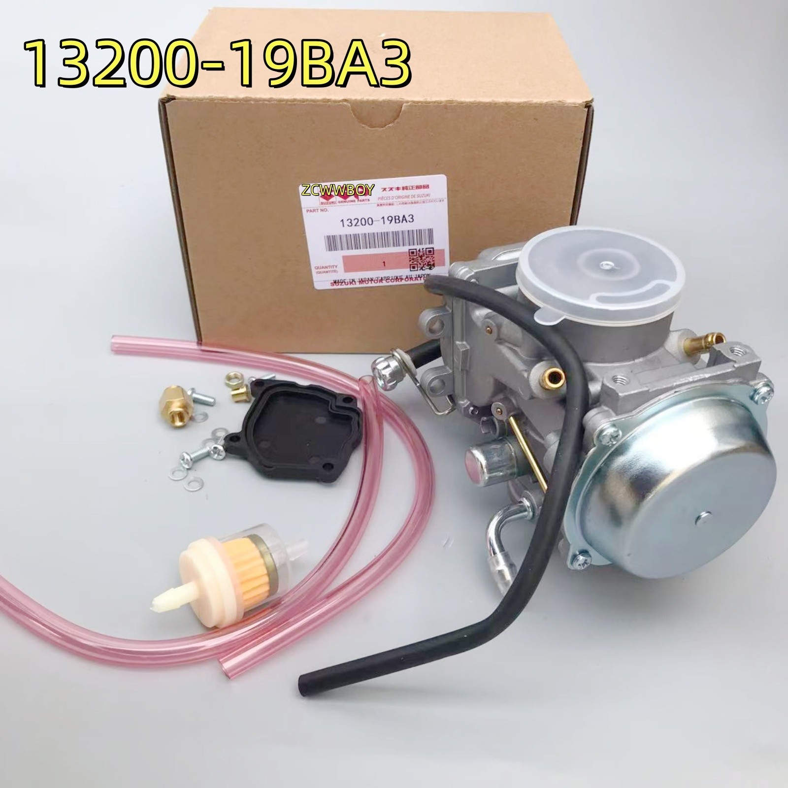 NEW Carburetor 13200-19BA3 For Suzuki Quadrunner 4WD 1990 1991 1992 1993 LT4WD