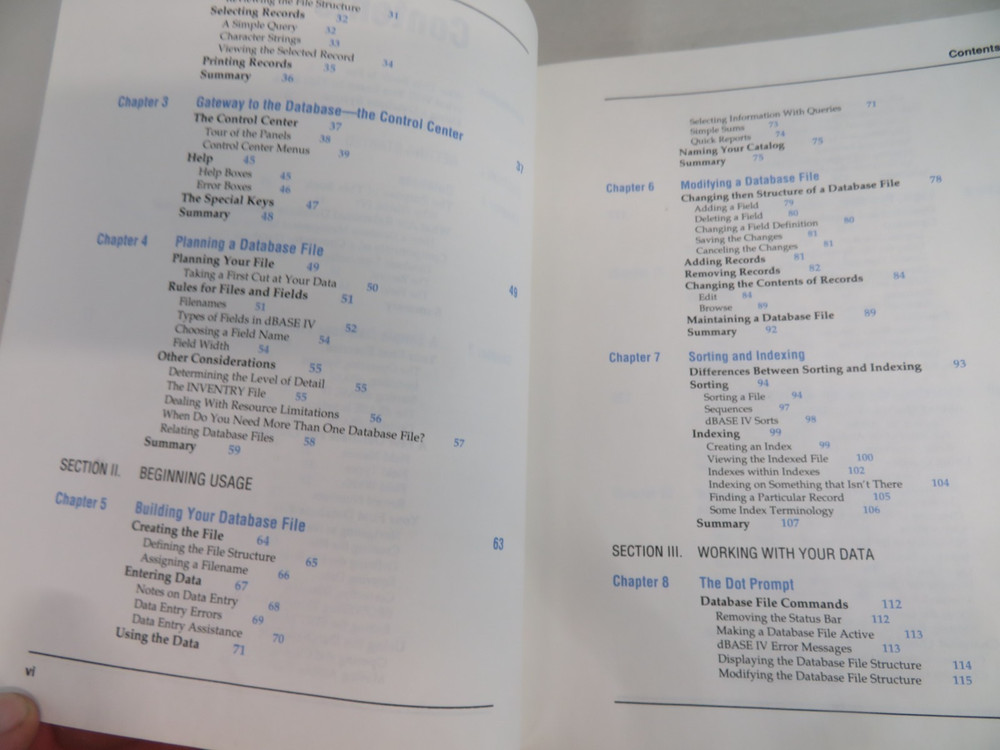 Ashton-Tate Everyman's Database Primer Featuring dBase IV Book