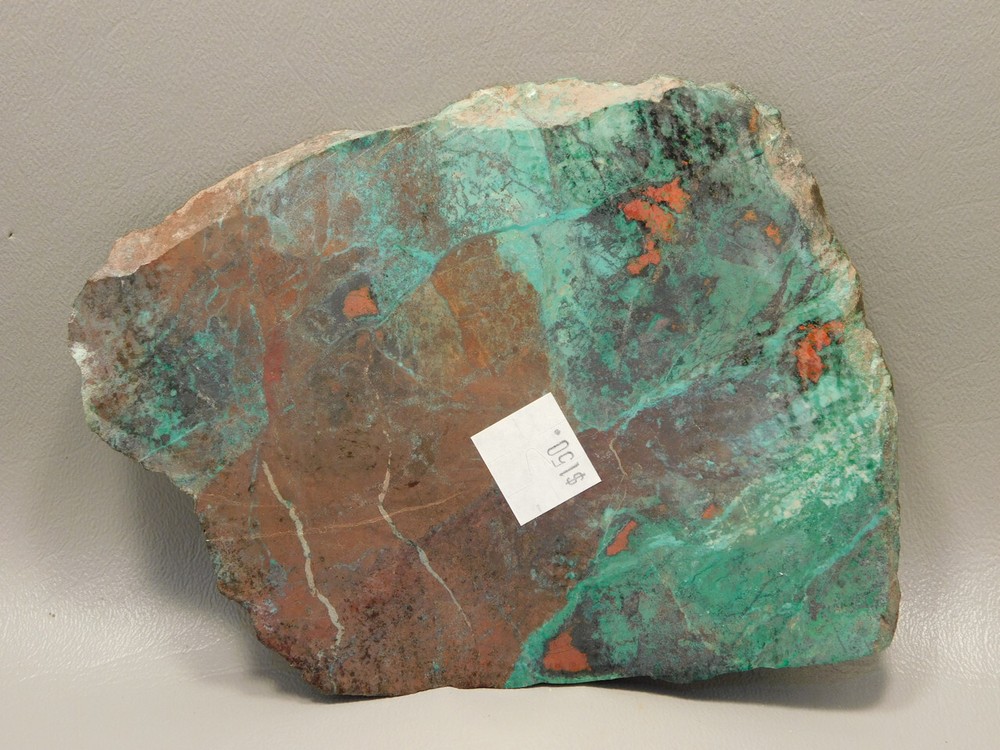 Sonora Sunset Polished Stone Slab Chrysocolla Cuprite #O12