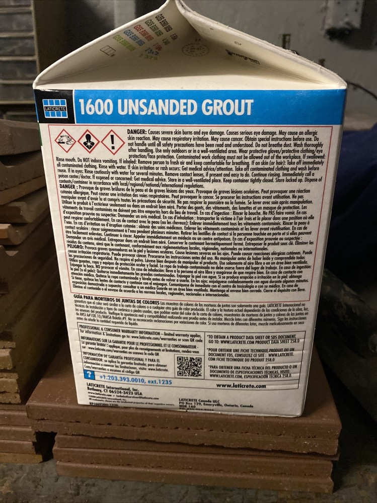 1600 Unsanded Grout