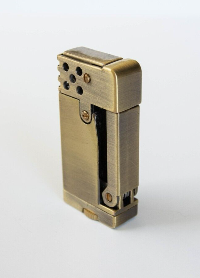 VINTAGE STYLE SINGLE CLICK LIGHTER Trench Retro Fuel Saving Lighter O Ring USA