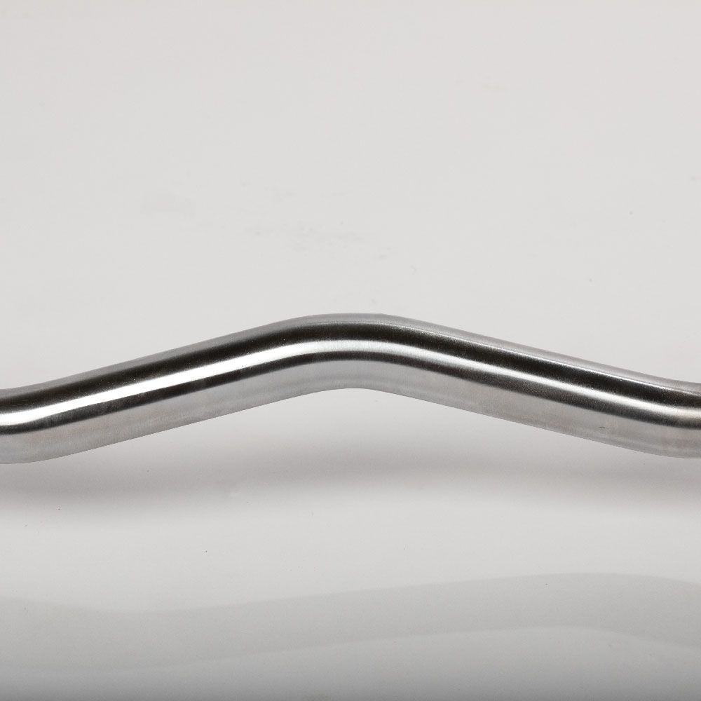 Titan Fitness 50 LB Rubber EZ Curl Fixed Barbell, Pre-Loaded Weight Bar