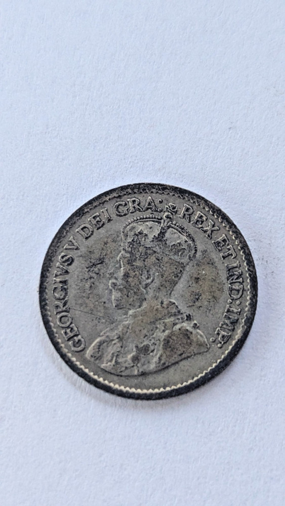 Canada 5 cents 1920 Silver Coin