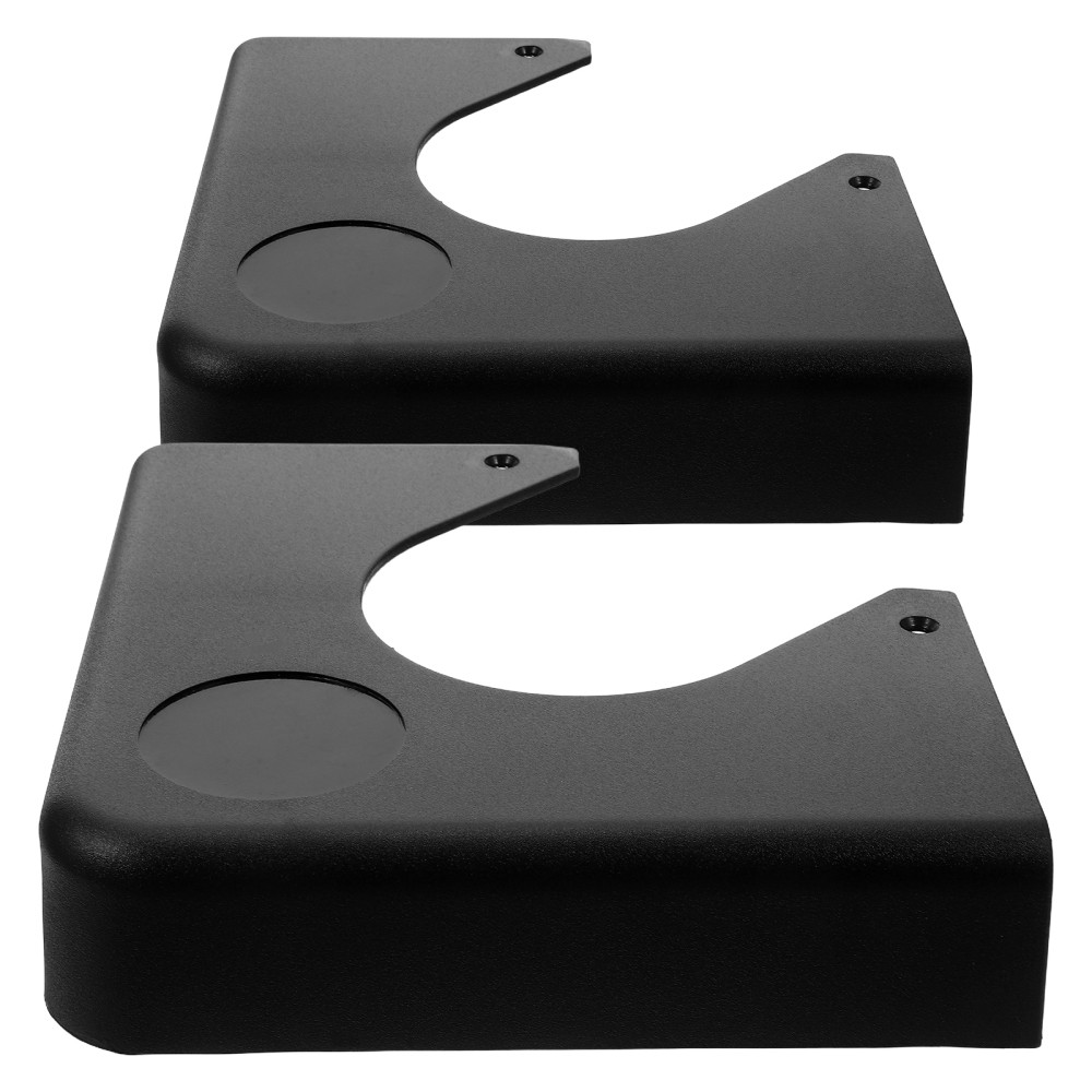 2 Pcs Snooker Table Corner Guard Black Plastic Pool Table Replacement Parts