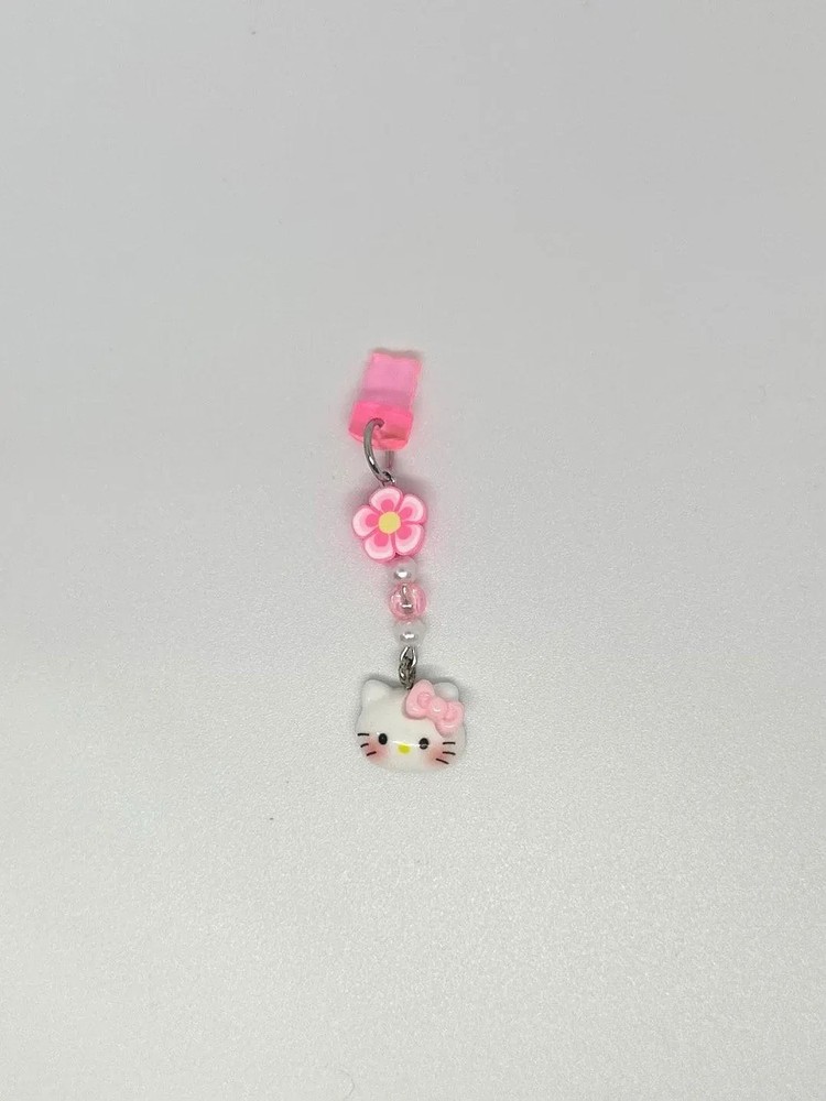 Sanrio Character Beaded Customized Dust Plug Charm iPhone Switch iPad Lightning