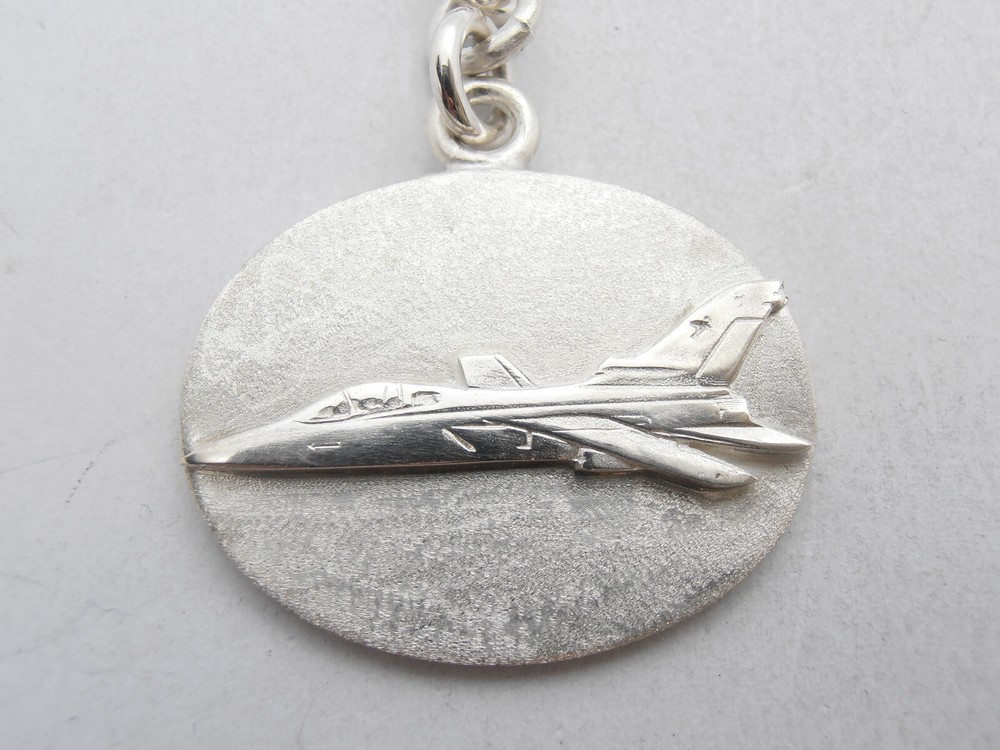 Tornado: 925 Silver Keychain - Airplane - Air Force - Pilot - Airplane