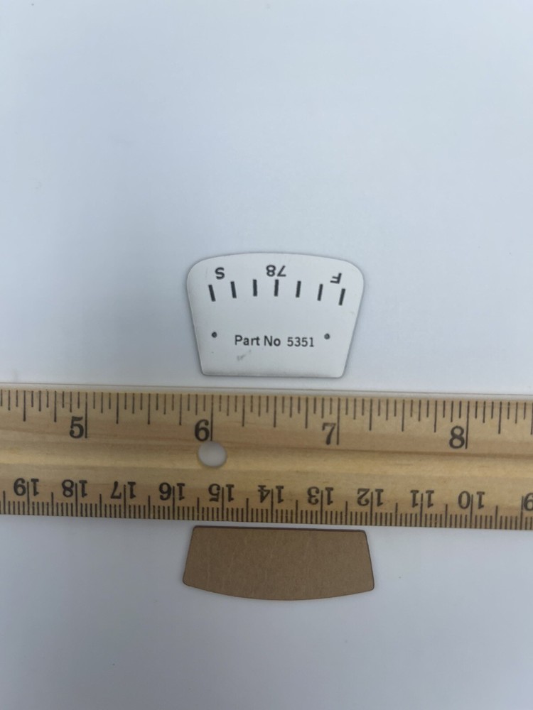 Victor Speed Indicator backing Part No 5351 Speed Dial replacement