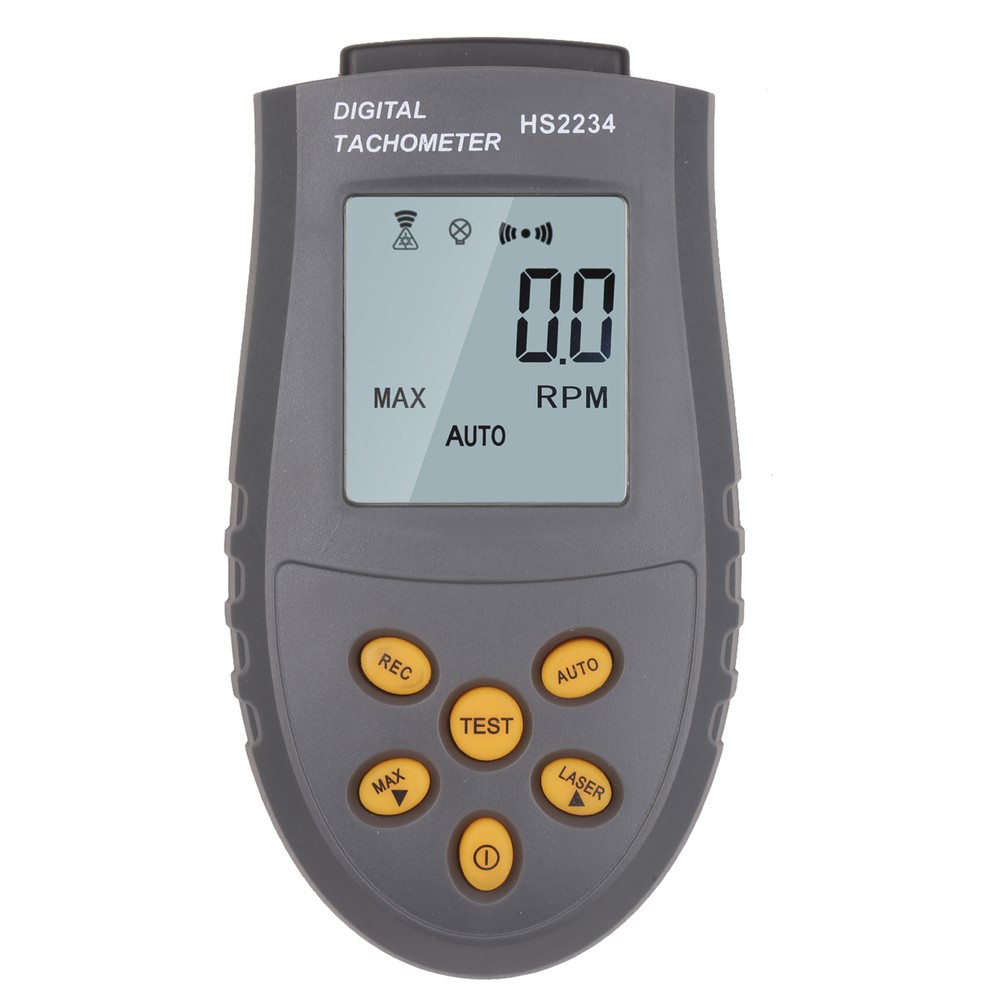 Portable High-precision Digital Tachometer Laser Speedometer Speed Counter Y2F9