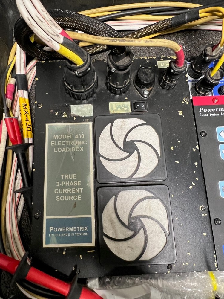 PowerMetrix PowerMate 330 Power System Analyzer with 430 Load/Current Source Box