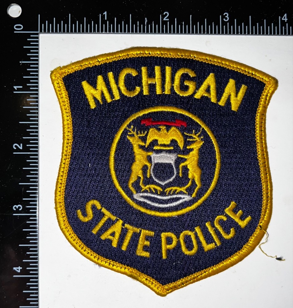 Michigan MI State Police Department Patch