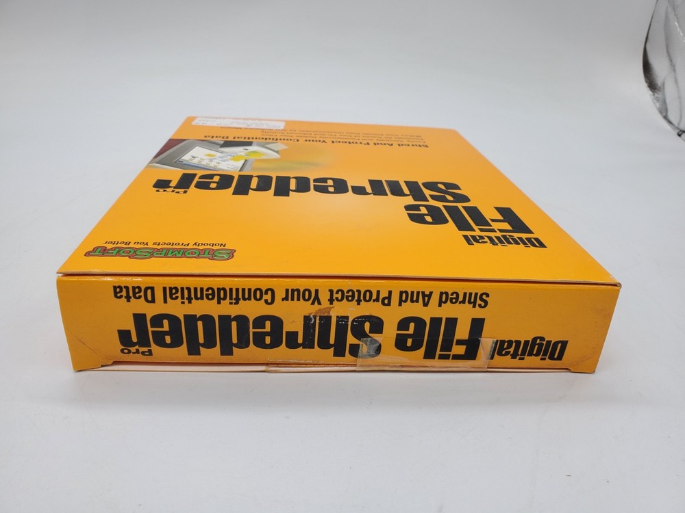 Digital Drive Shredder Pro- StompSoft - 2005 - Sealed New!