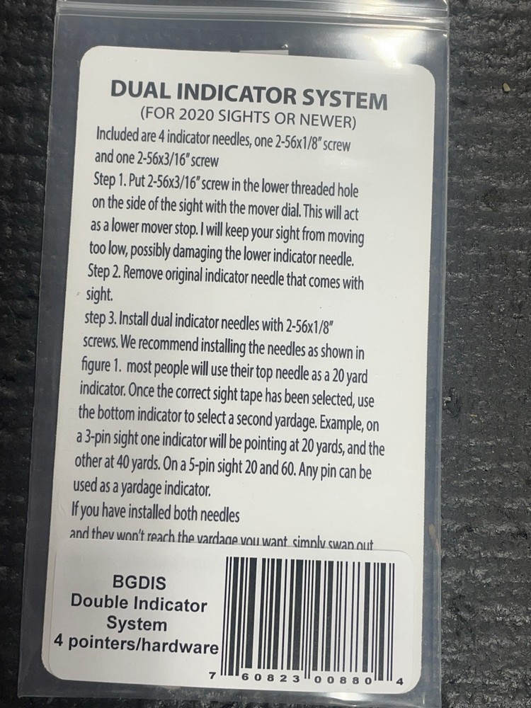 Black Gold Sights Dual Indicator System