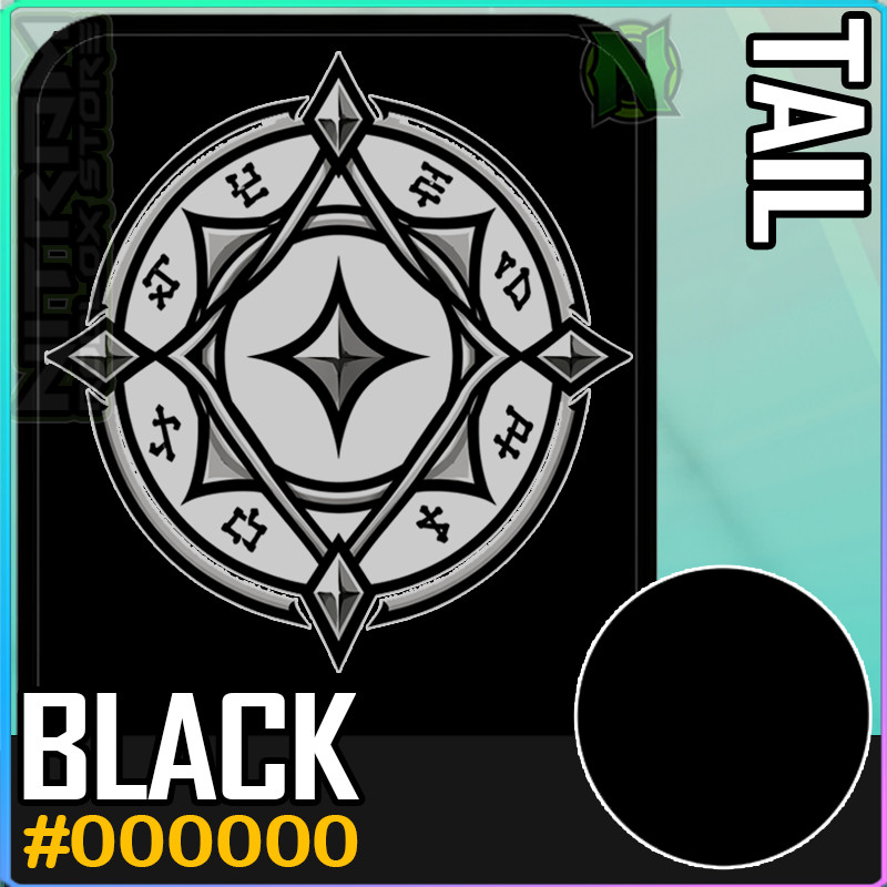 World Zero WZ - COSMETICS - #000000 (PITCH BLACK) - TAIL