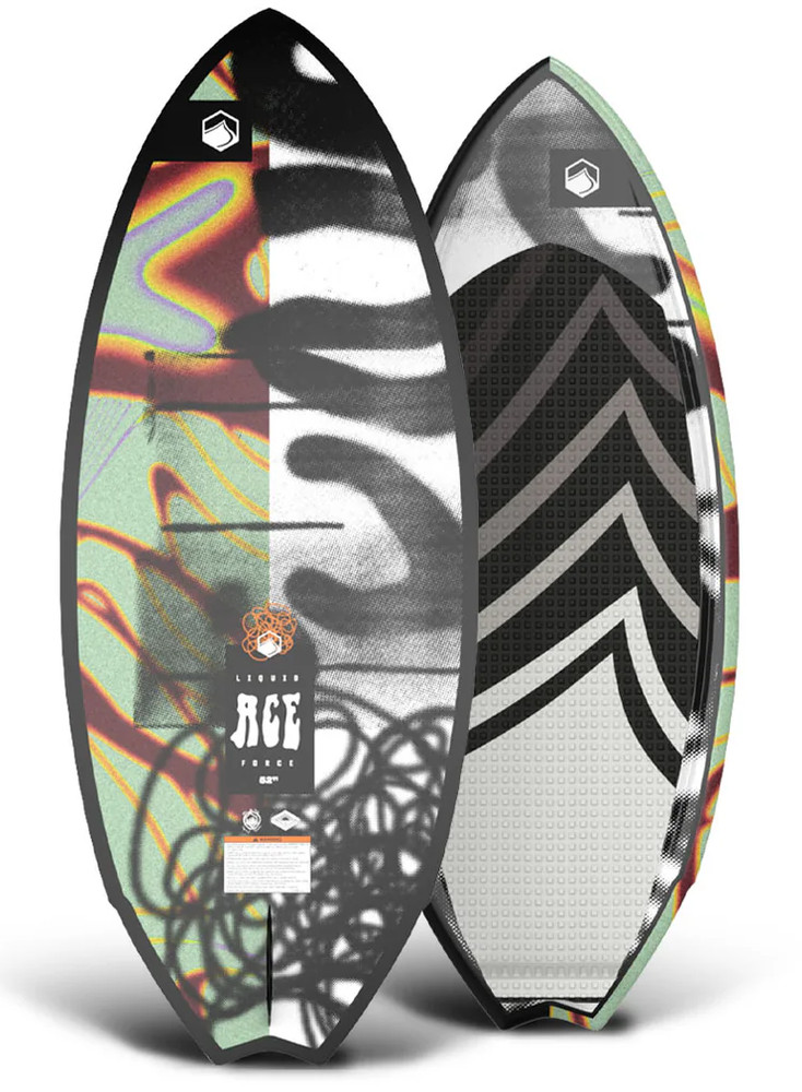 Liquid Force ACE WakeSurf White Black 56