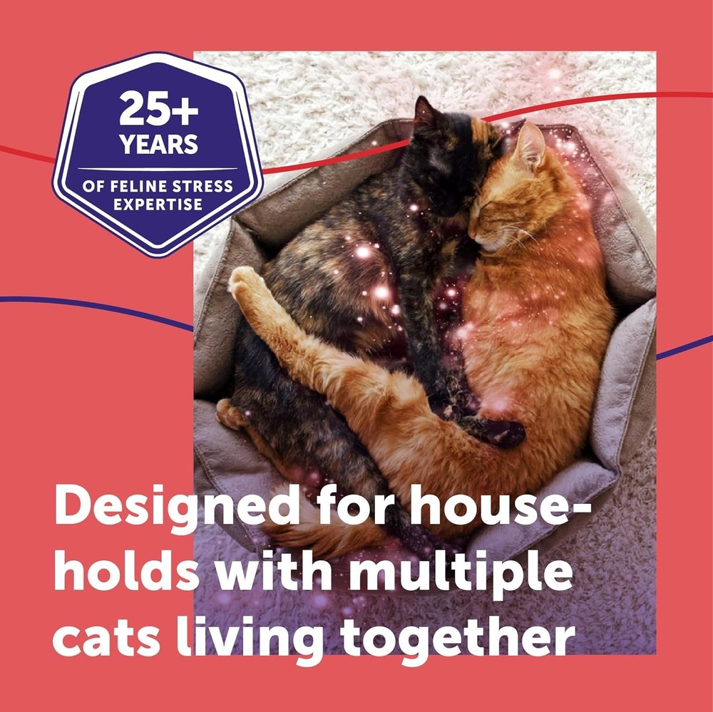 Cat Calming Plug-In Diffuser Starter Kit, Reduces Tension in Multi-Cat Homes