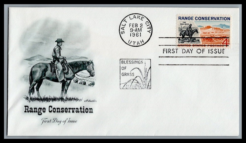 US FDC # 1176 4c Range Conservation Artmaster   1961, 9K829