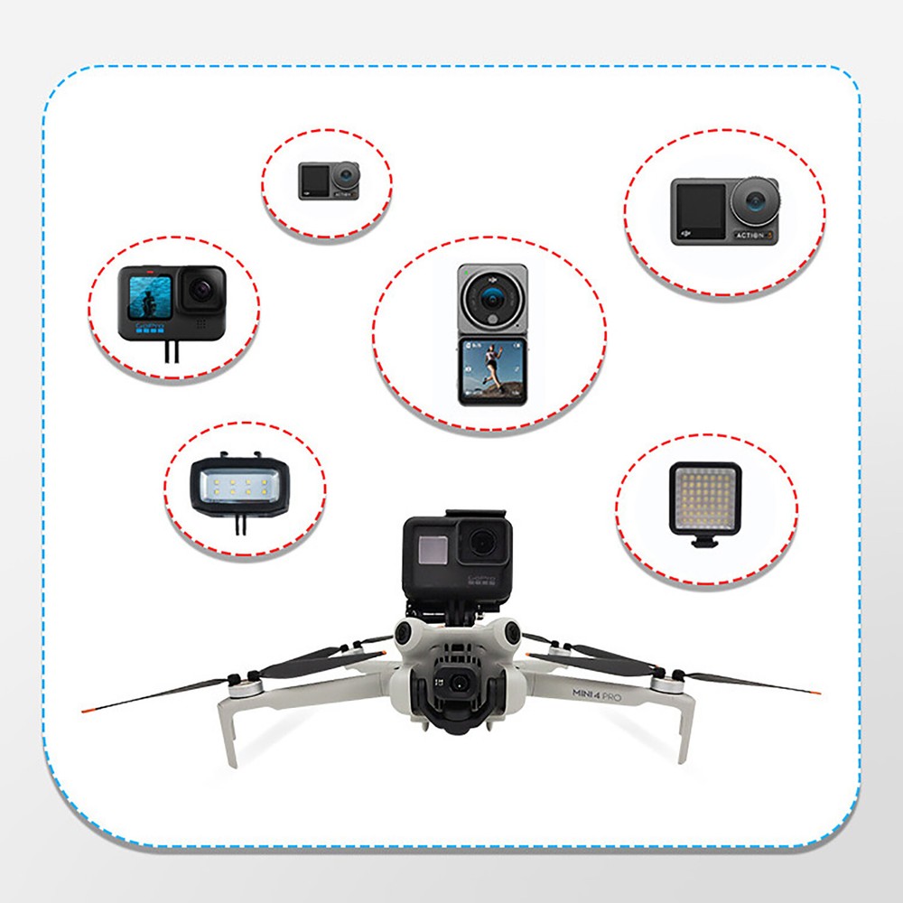 Upper Expansion Bracket Drone Accessories for DJI Mini 4 Pro/Mini 3/Mini 3 Pro