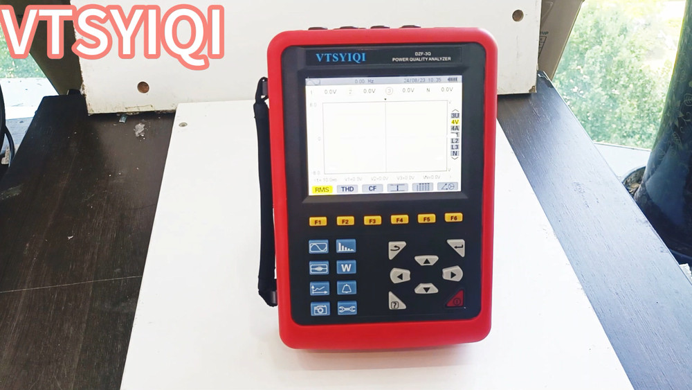 Three-Phase Power Quality Analyzer with Current Clamp 1.0A~1000A Alarm Function