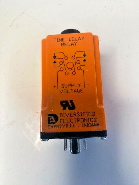 DIVERSIFIED ELECTRONICS TDT-24-AKA-010 TIME DELAY RELAY NEW