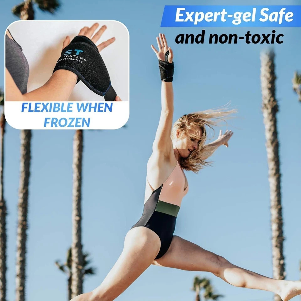 Coldest Wrist Ice Pack Hand Support Reusable Flexible - Best Cold Therapy...
